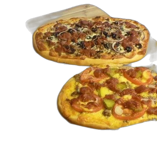 food, 3d render, photorealistic, two transparent PNG cut-out