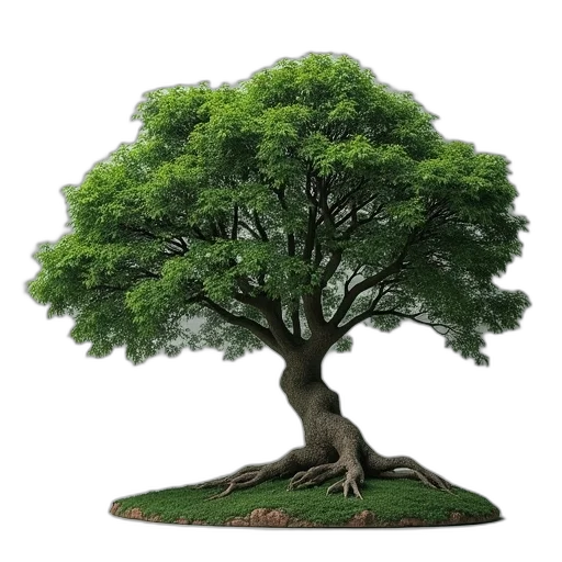 tree, creature, animal, 3d render transparent PNG cut-out