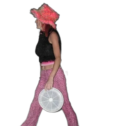 hat, umbrella, dress, staff transparent PNG cut-out