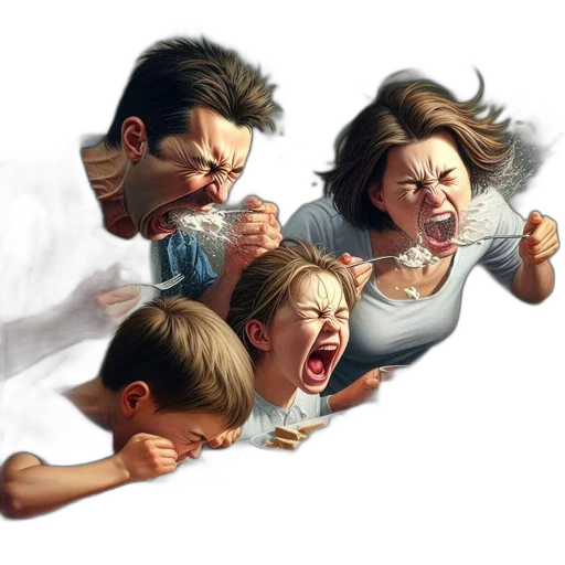 photorealistic, concept art, 3d render, oil painting transparent PNG cut-out