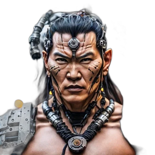 face, jewelry, weapon, staff transparent PNG cut-out