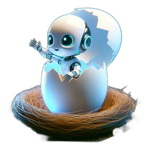robot, staff, creature, weapon transparent PNG cut-out