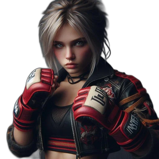 jacket, weapon, photorealistic, concept art transparent PNG cut-out