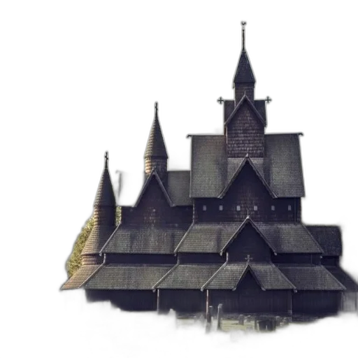 building, crown, concept art, 3d render transparent PNG cut-out