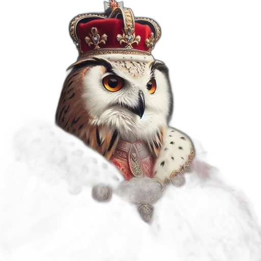 crown, hat, staff, animal transparent PNG cut-out