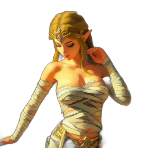 dress, staff, weapon, concept art transparent PNG cut-out