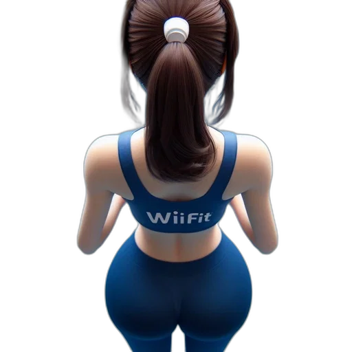 dress, staff, robot, 3d render transparent PNG cut-out