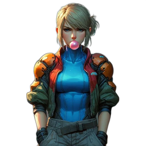 jacket, face, staff, concept art transparent PNG cut-out