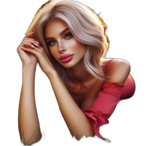 jewelry, face, hair, dress transparent PNG cut-out