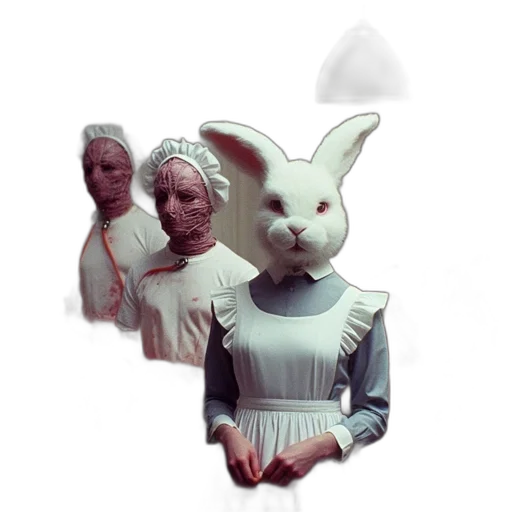 mask, robot, dress, face transparent PNG cut-out