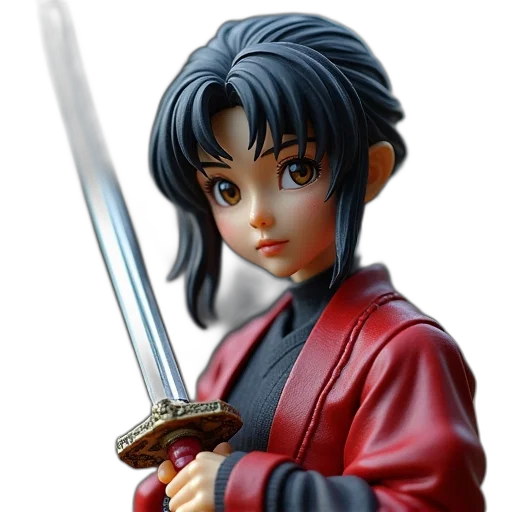 sword, weapon, staff, 3d render transparent PNG cut-out
