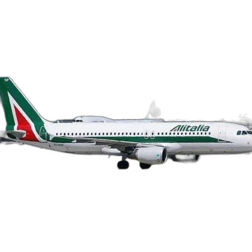 alitalia, airplane, runway, airport transparent PNG cut-out