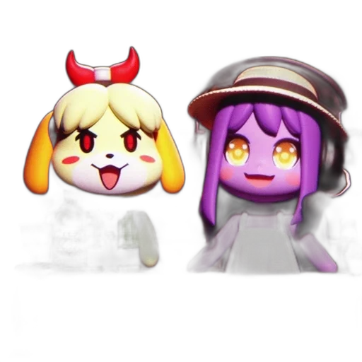 hat, concept art, 3d render, pixel art transparent PNG cut-out