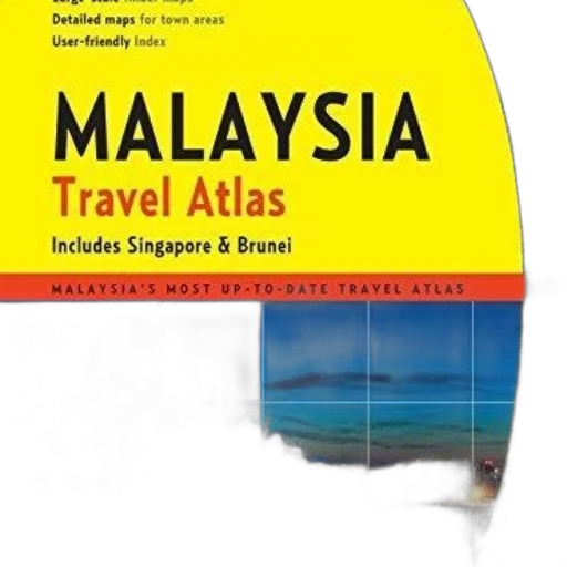 malaysia, travel, atlas, includes transparent PNG cut-out