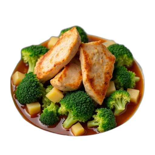 food, photorealistic, 3d render, dish transparent PNG cut-out