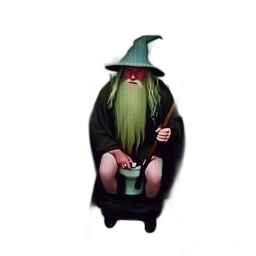 staff, hat, creature, mask transparent PNG cut-out