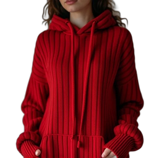 jacket, dress, photorealistic, red transparent PNG cut-out