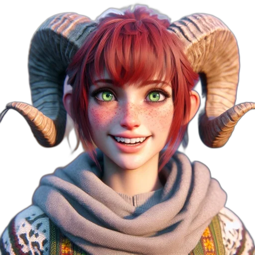 face, dragon, creature, staff transparent PNG cut-out
