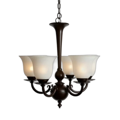 3d render, photorealistic, classic, chandelier transparent PNG cut-out