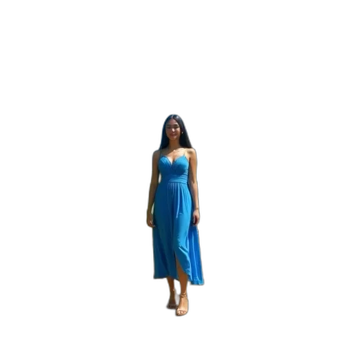 dress, jewelry, staff, creature transparent PNG cut-out