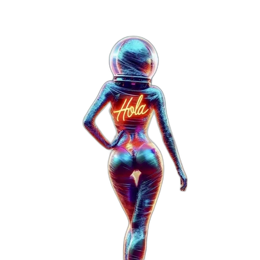 robot, dress, jacket, creature transparent PNG cut-out
