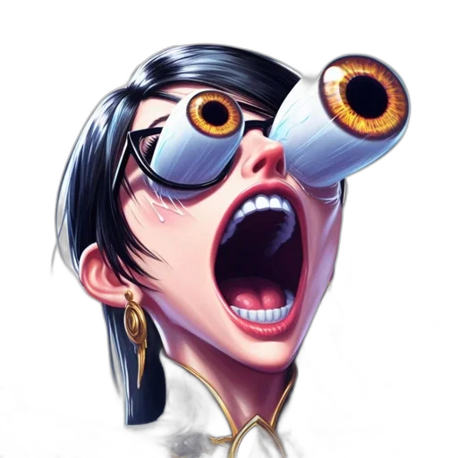 staff, face, mask, creature transparent PNG cut-out
