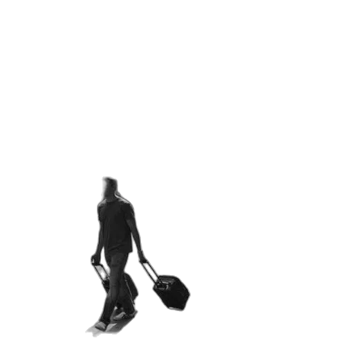robot, mask, creature, shoes transparent PNG cut-out