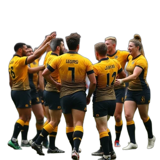 staff, wasps, players, celebrate transparent PNG cut-out