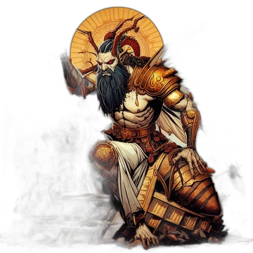 fantasy art, concept art, comic book art, photorealistic transparent PNG cut-out