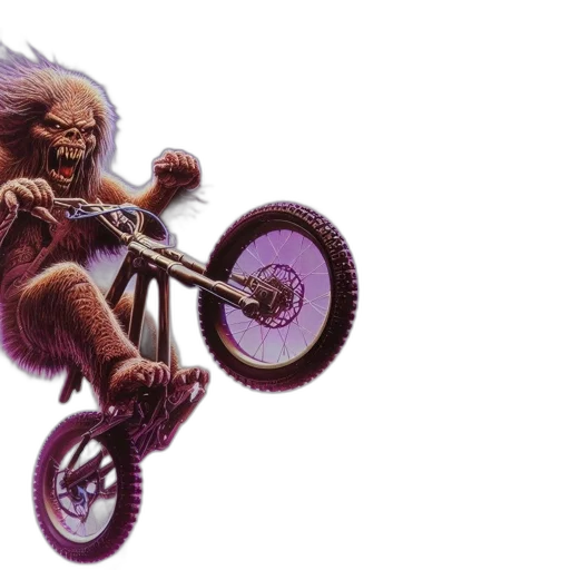 creature, concept art, retro-boxed, illustration transparent PNG cut-out