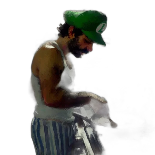 hat, staff, mask, face transparent PNG cut-out