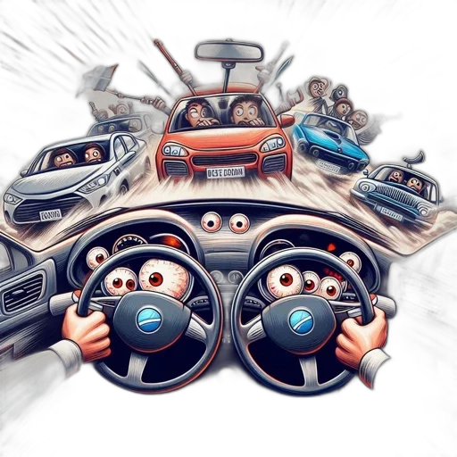 car, concept art, 3d render, comic book art transparent PNG cut-out