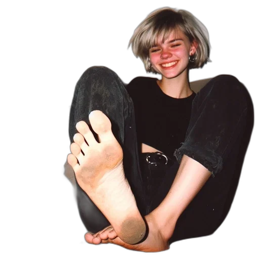 shoes, creature, face, hair transparent PNG cut-out