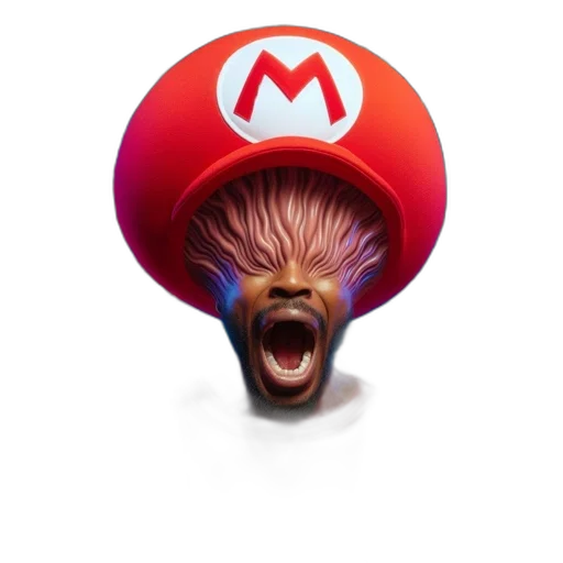 mask, hat, hair, creature transparent PNG cut-out