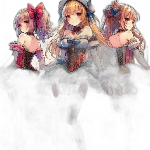 dress, mask, crown, staff transparent PNG cut-out