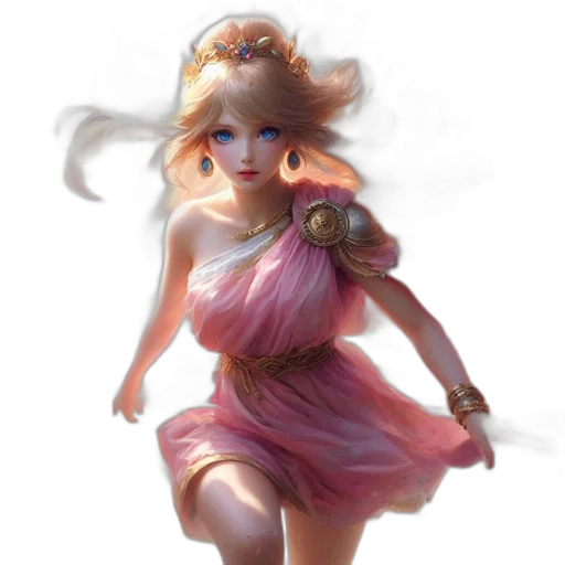 dress, concept art, fantasy art, 3d render transparent PNG cut-out