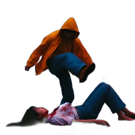 jacket, mask, umbrella, concept art transparent PNG cut-out