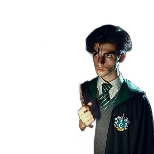 jacket, staff, face, concept art transparent PNG cut-out
