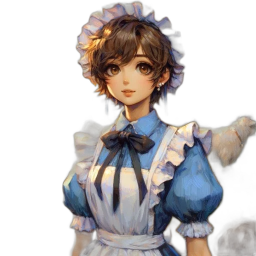 dress, staff, face, crown transparent PNG cut-out