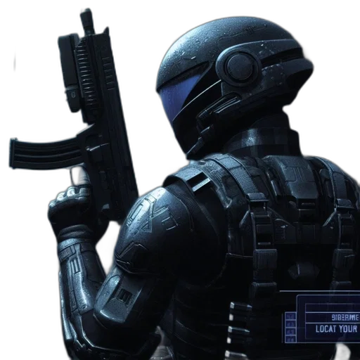weapon, robot, staff, concept art transparent PNG cut-out