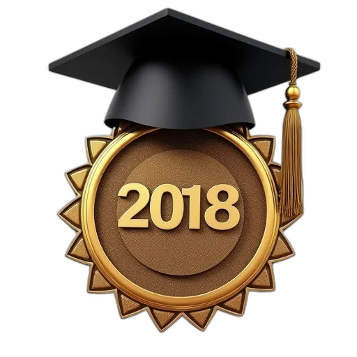graduation, badge, graduate, cap transparent PNG cut-out