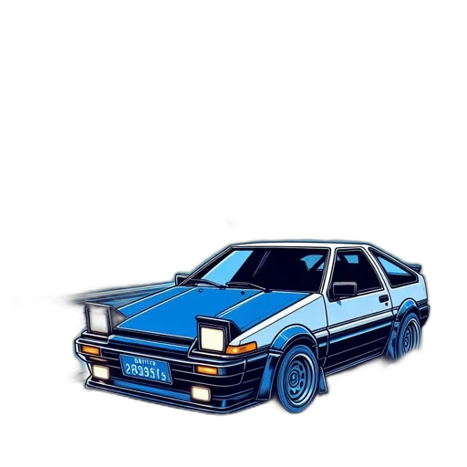car, concept art, photorealistic, pixel art transparent PNG cut-out