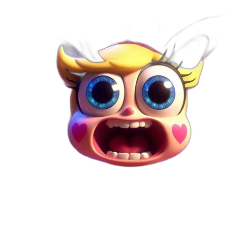 face, staff, mask, creature transparent PNG cut-out
