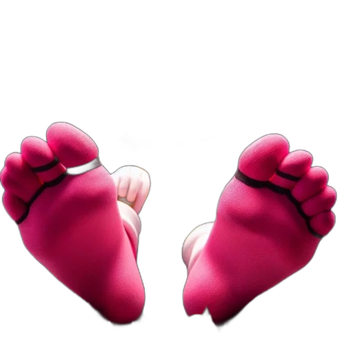 shoes, mask, 3d render, photorealistic transparent PNG cut-out