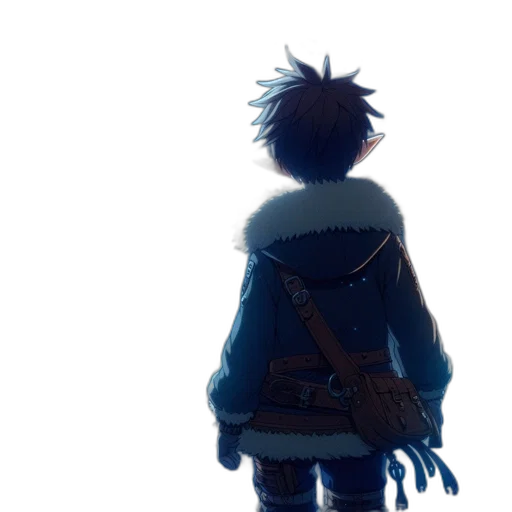 jacket, sword, weapon, staff transparent PNG cut-out