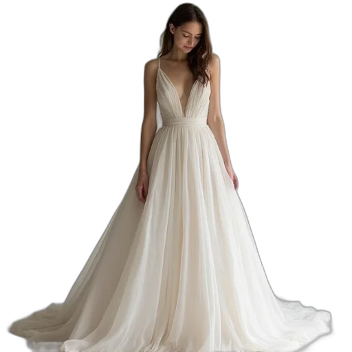 dress, person, wedding, neck transparent PNG cut-out
