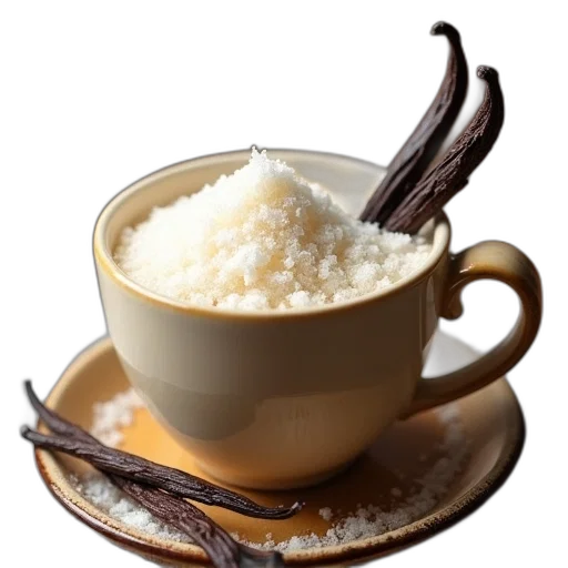 food, cup, full, vanilla transparent PNG cut-out