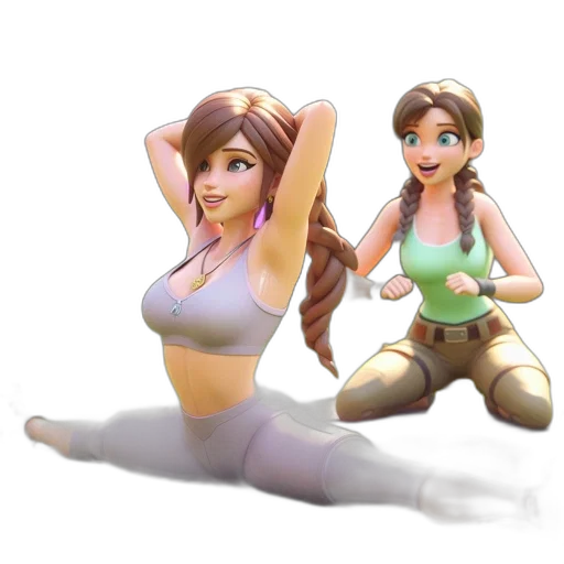 3d render, concept art, pixel art, fantasy art transparent PNG cut-out