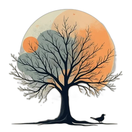 tree, animal, concept art, fantasy art transparent PNG cut-out