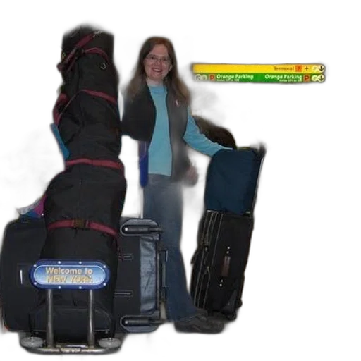 jacket, staff, 3d render, woman transparent PNG cut-out